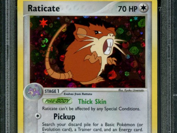 Raticate - 48/112 - PSA 9 - Reverse Holo - FRLG - Pokemon - 80753