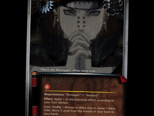 Rinnegan - 772 - NM - 1st Edition Foil - S19 - Naruto CCG - D4-128