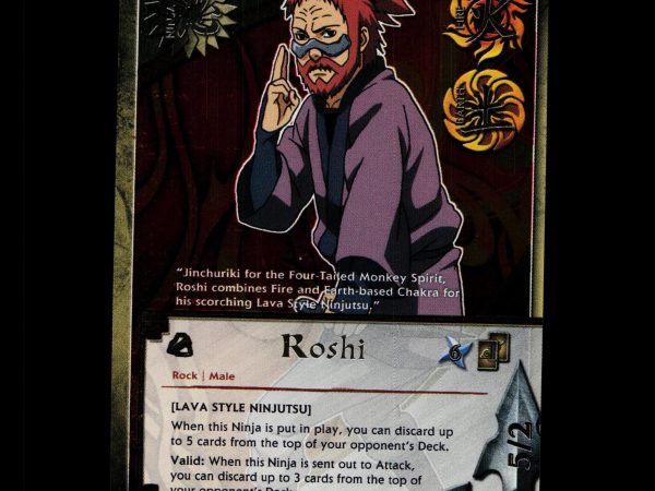 Roshi - 813 - NM - 1st Edition - Foil - Naruto CCG - D4-292