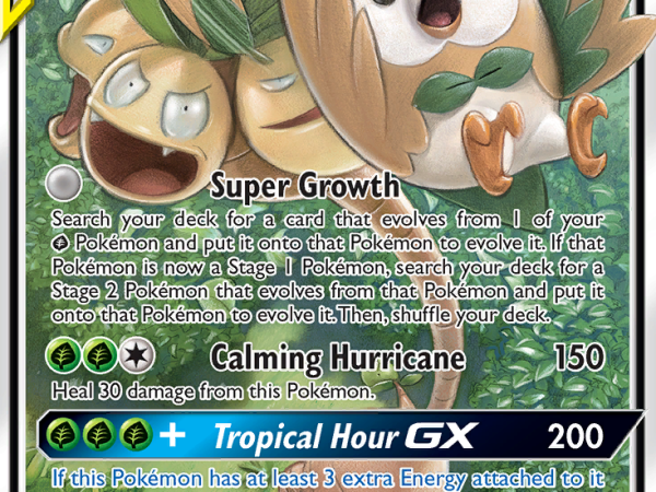 Rowlet & Alolan Exeggutor GX (1/236) [Sun & Moon: Unified Minds]
