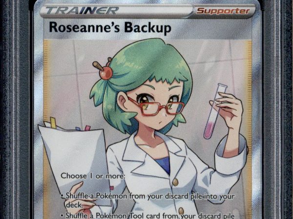 Roseanne's Backup - 172/172 - PSA 8 - Full Art - Brilliant Stars - Pokemon - 73354