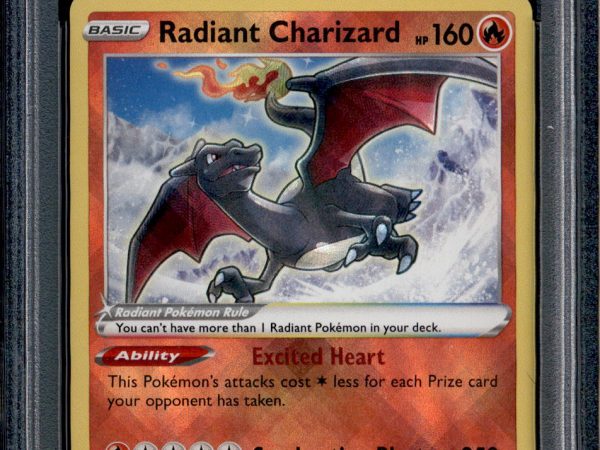 Radiant Charizard - 020/159 - PSA 9 - Reverse Holo - Crown Zenith - Pokemon - 76527