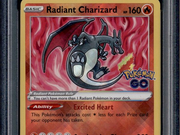 Radiant Charizard - 011/078 - PSA 9 - Ultra Rare - Pokemon GO - Pokemon - 79947