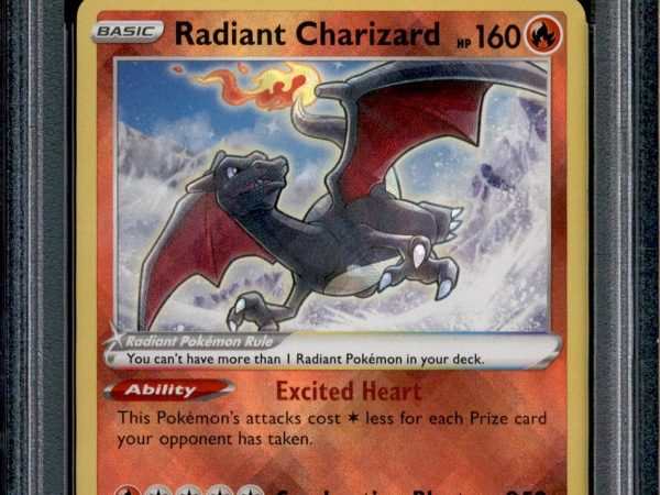 Radiant Charizard - 020/159 - PSA 8 - Holo - Crown Zenith - Pokemon - 73396