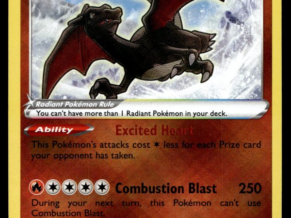 Radiant Charizard - 020/159 - NM - Ultra Rare - Crown Zenith - Pokemon - A7-50