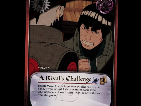 A Rival's Challenge - 923 - NM - Foil - S26 - Naruto CCG - E1-159