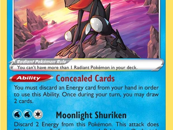 Radiant Greninja (046/189) [Sword & Shield: Astral Radiance]
