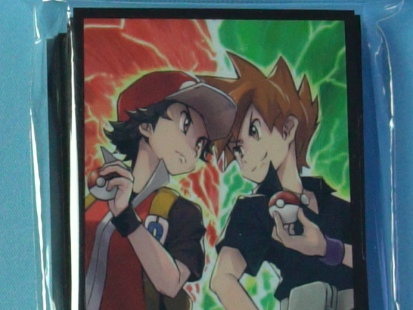 Red vs Green Sleeves - Set of 64 Sleeves - Japanese - Pokemon Center