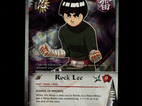 Rock Lee - 041 - NM - 1st Edition - Foil - Naruto CCG - D4-240