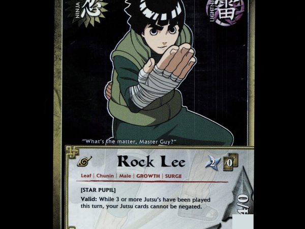 Rock Lee - 1117 - NM - 1st Edition Foil - S21 - Naruto CCG - D3-93
