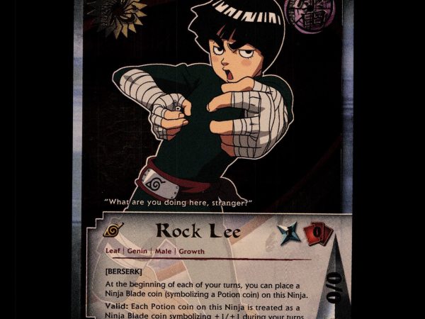 Rock Lee - 258 - NM - 1st Edition - Foil - Naruto CCG - D4-312