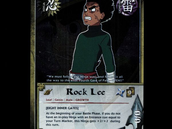 Rock Lee - 817 - NM - 1st Edition - Foil - Naruto CCG - D4-176