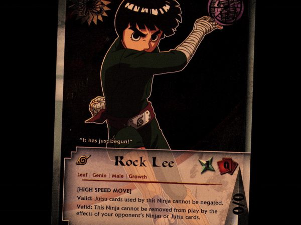 Rock Lee - us020 - NM - Foil - Promo - Naruto CCG - E1-69