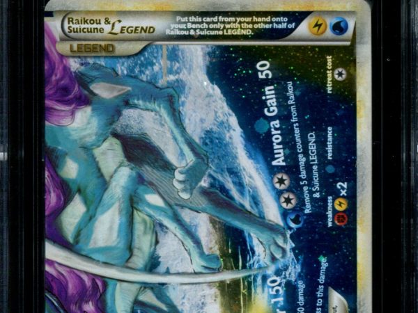 Raikou & Suicune Bottom - 93/95 - CGC 8 - Ultra Rare - Unleashed - Pokemon - 68382