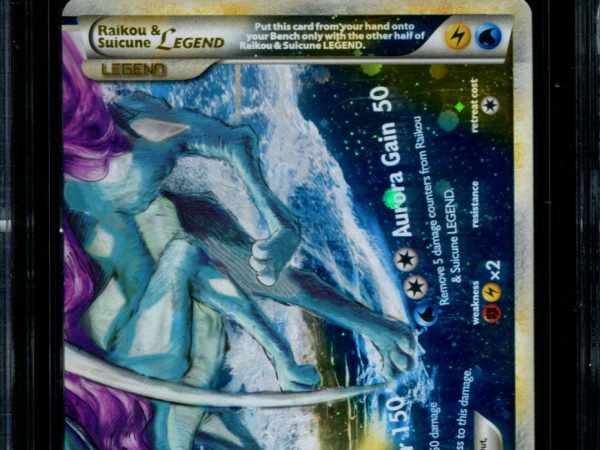 Raikou & Suicune Bottom - 93/95 - CGC 8 - Ultra Rare - Unleashed - Pokemon - 68383