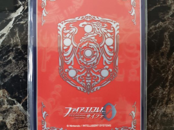 Red Shield Crest Sleeves - Fire Emblem Cipher - 5x Buy a box Sleeves - New