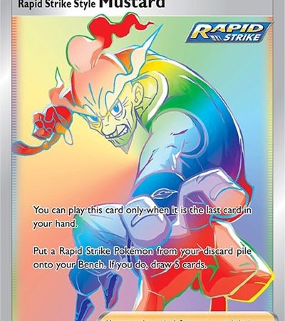 Rapid Strike Style Mustard (Secret) [SWSH05: Battle Styles]