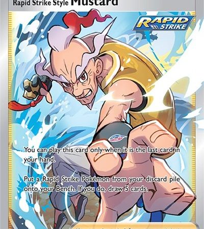 Rapid Strike Style Mustard (Full Art) [SWSH05: Battle Styles]