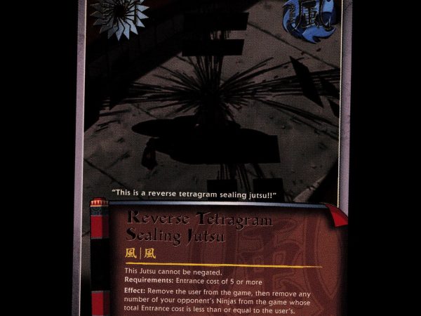 Reverse Tetragram Sealing Jutsu - 969 - NM - Foil - S26 - Naruto CCG - E1-157