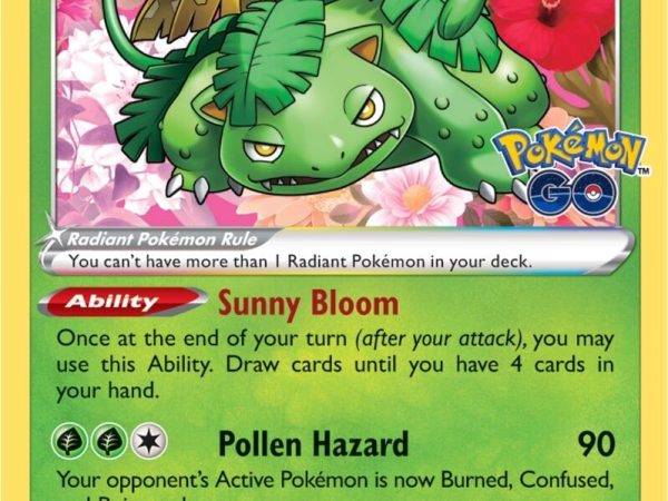Radiant Venusaur (004/078) [Pokémon GO]
