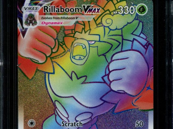 Rillaboom Vmax - 193/192 - CGC 10 Pristine - Rebel Clash - 02195