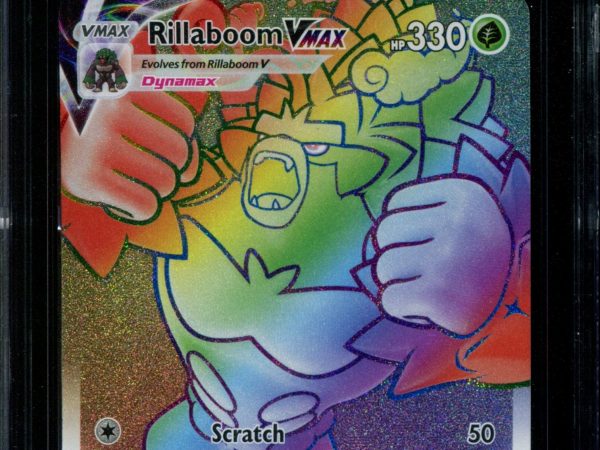 Rillaboom Vmax - 193/192 - CGC 10 Pristine - Rebel Clash - 02192