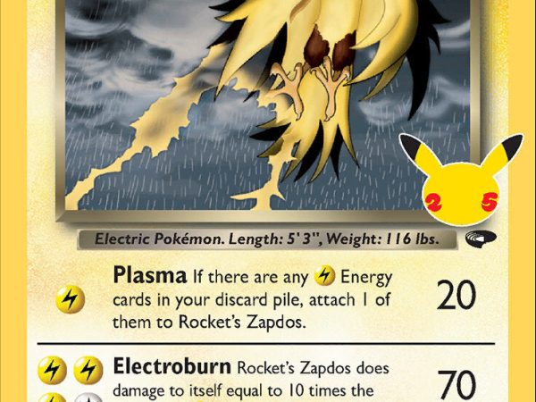 Rocket's Zapdos (15/132) [Celebrations: 25th Anniversary - Classic Collection]