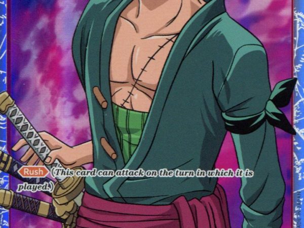 Roronoa Zoro - OP01-025 - Super Rare - English - One Piece TCG OP-01