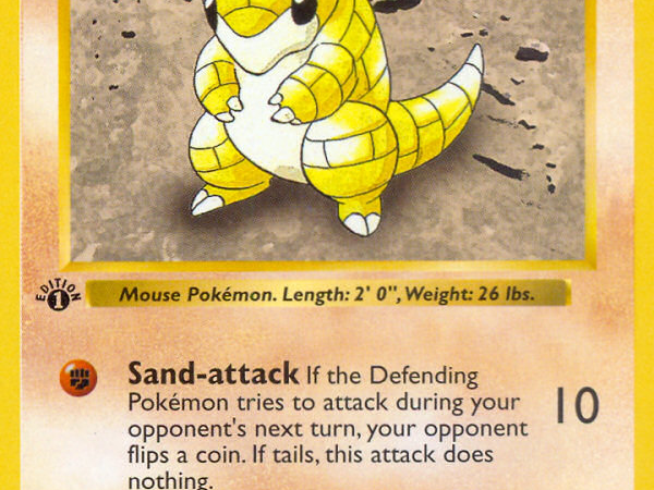 Sandshrew (62/102) (Shadowless) [Base Set 1st Edition]