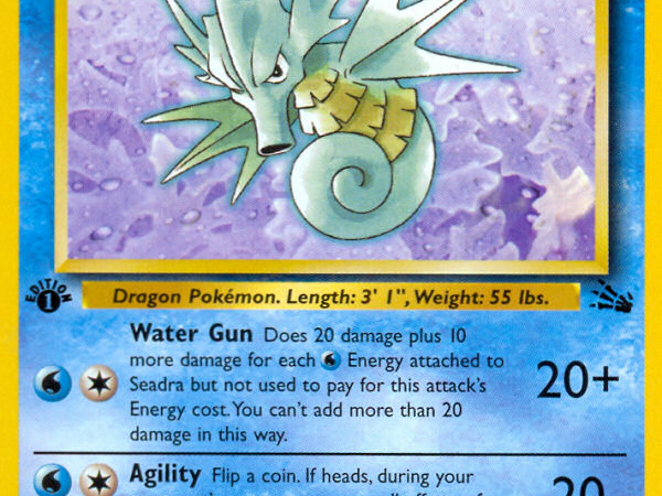 Seadra (42/62) [Fossil 1st Edition]
