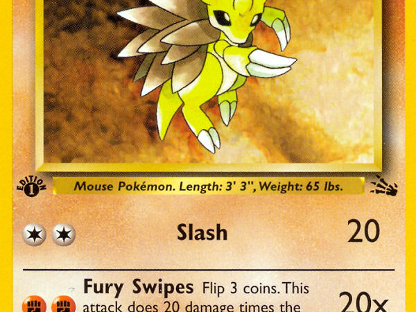 Sandslash (41/62) [Fossil 1st Edition]