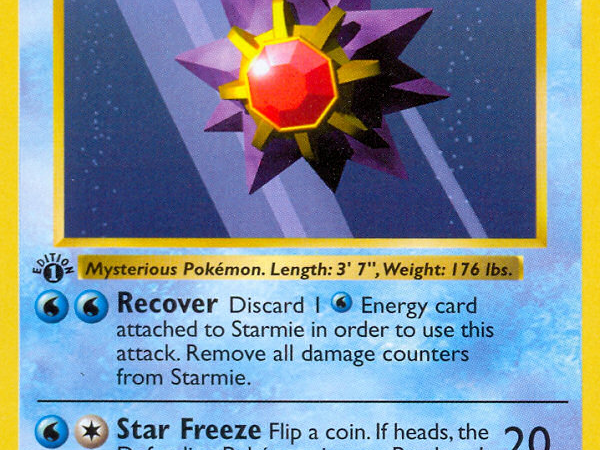 Starmie (64/102) (Shadowless) [Base Set 1st Edition]