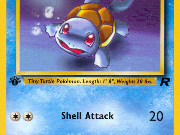 Squirtle (68/82) [Team Rocket 1st Edition]
