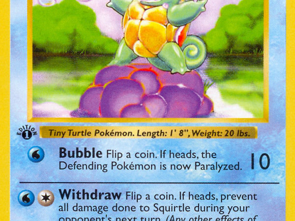Squirtle (63/102) (Shadowless) [Base Set 1st Edition]