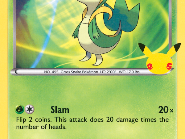 Snivy (5/25) [McDonald's 25th Anniversary]