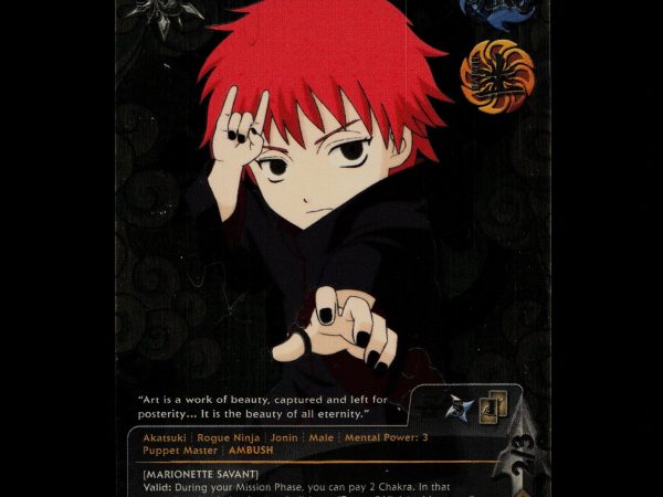 Sasori - PR 069 - NM - Full Art Foil - Promo - Naruto CCG - D3-153