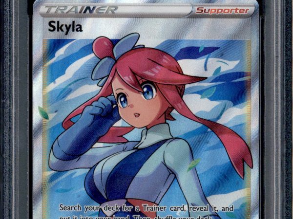 Skyla - 072/072 - PSA 8 - Full Art - Shining Fates - Pokemon - 80038