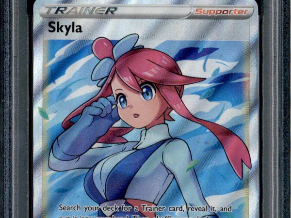 Skyla - 072/072 - PSA 9 - Full Art - Shining Fates - Pokemon - 80030