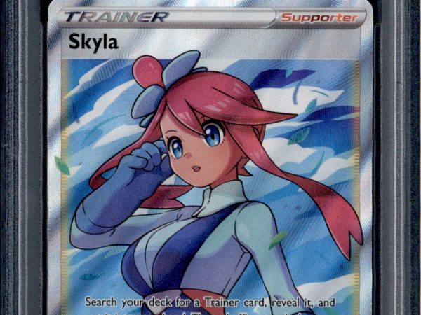 Skyla - 072/072 - PSA 9 - Full Art - Shining Fates - Pokemon - 80033