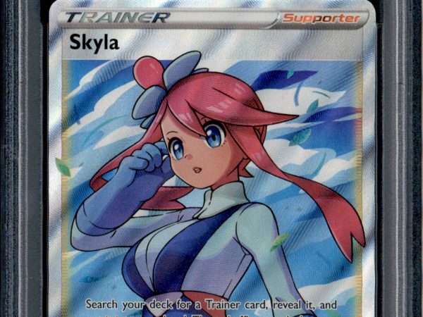 Skyla - 072/072 - PSA 9 - Full Art - Shining Fates - Pokemon - 80045