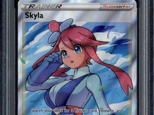 Skyla - 072/072 - PSA 9 - Full Art - Shining Fates - Pokemon - 80037