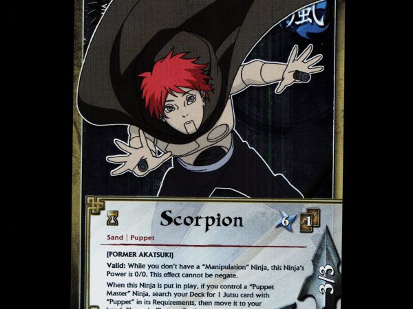 Scorpion - 1482 - NM - 1st Edition Foil - S25 - Naruto CCG - D4-68
