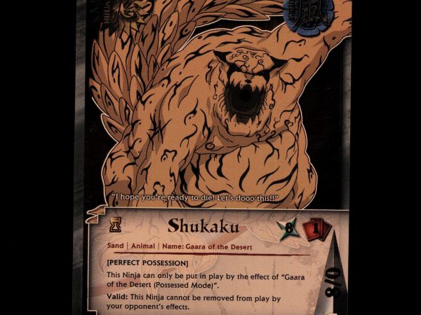 Shukaku - 177 - NM - 1st Edition - Foil - Naruto CCG - D4-202