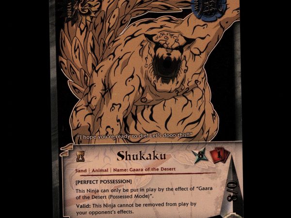 Shukaku - 177 - NM - 1st Edition - Foil - Naruto CCG - D4-201