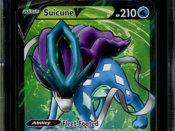 Suicune V - 173/203 - CGC 9.5 - Evolving Skies - Full Art - Pokemon - 91176