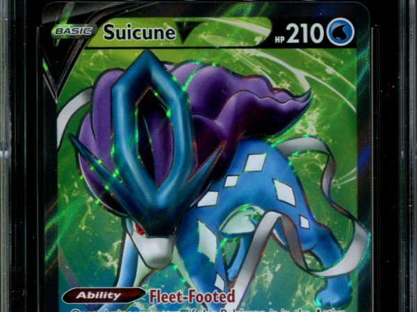 Suicune V - 173/203 - CGC 9.5 - Evolving Skies - Full Art - Pokemon - 91178