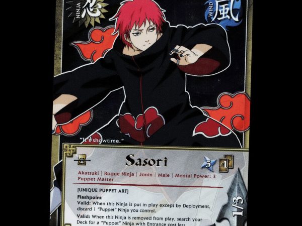 Sasori - 1547 - NM - Foil - S26 - Naruto CCG - E1-141