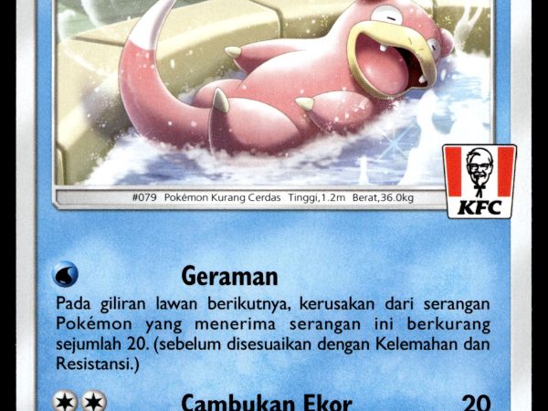 Slowpoke - 183/SM-P - NM - Indonesian KFC - Promo - Pokemon - B1-48