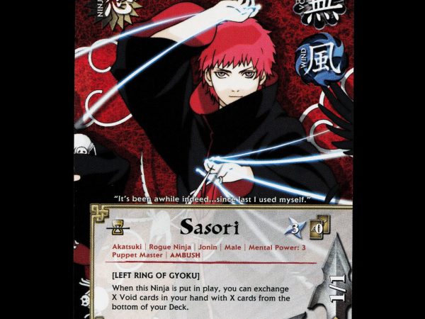 Sasori - 1148 - NM - Non-Foil - S21 - Naruto CCG - E1-172