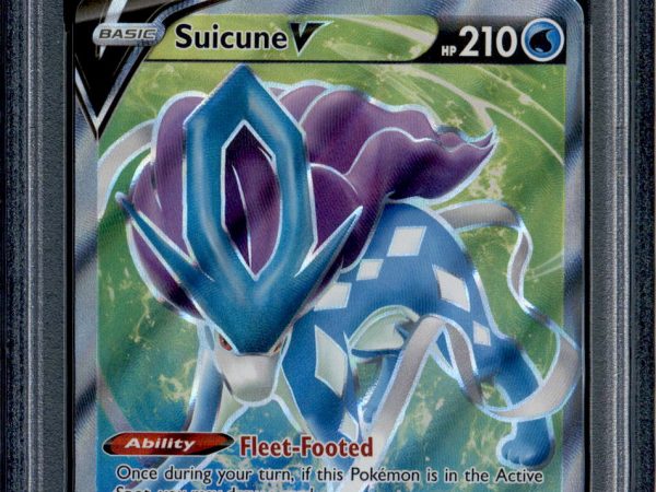 Suicune V - 173/203 - PSA 10 - Full Art - Evolving Skies - Pokemon - 30210
